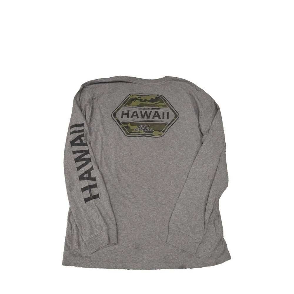 O'Neill Surf Company Men's Long Sleeve T Shirt, Hawaii Camo Size XXL